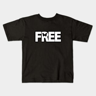 Free typography design Kids T-Shirt